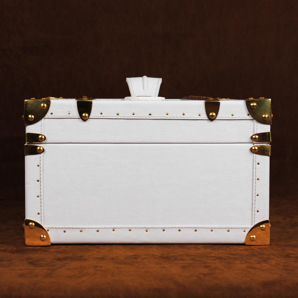 Pearl Haute Luxury Watch Trunk – Premium Vegan Leather Storage for Watches