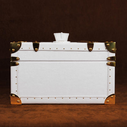 Pearl Haute Luxury Watch Trunk – Premium Vegan Leather Storage for Watches