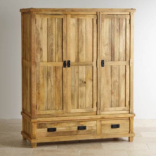 3 door 2 drawer wardrobe