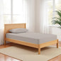 CONCRETE GREY - 300TC fitted sheet set, premium pure cotton