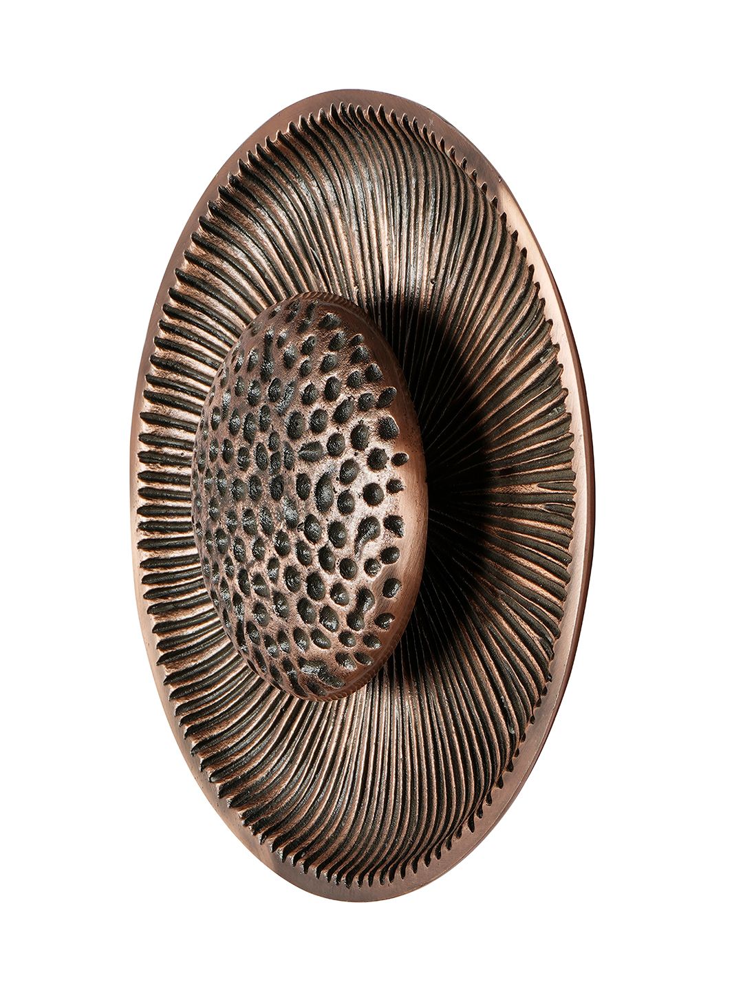 Modern Copper Eclipse LED Wall Sconce for Stylish Ambient Home Lighting