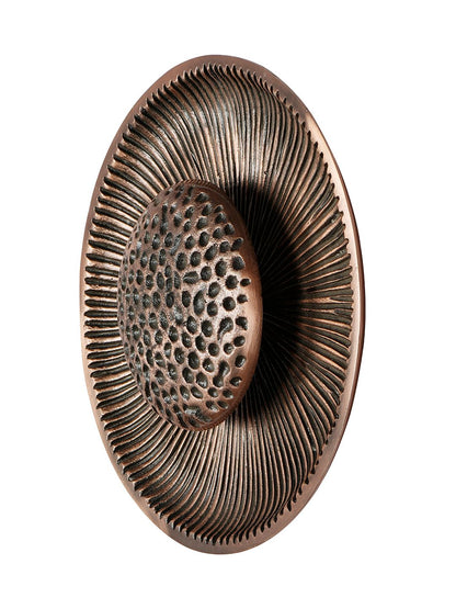 Modern Copper Eclipse LED Wall Sconce for Stylish Ambient Home Lighting