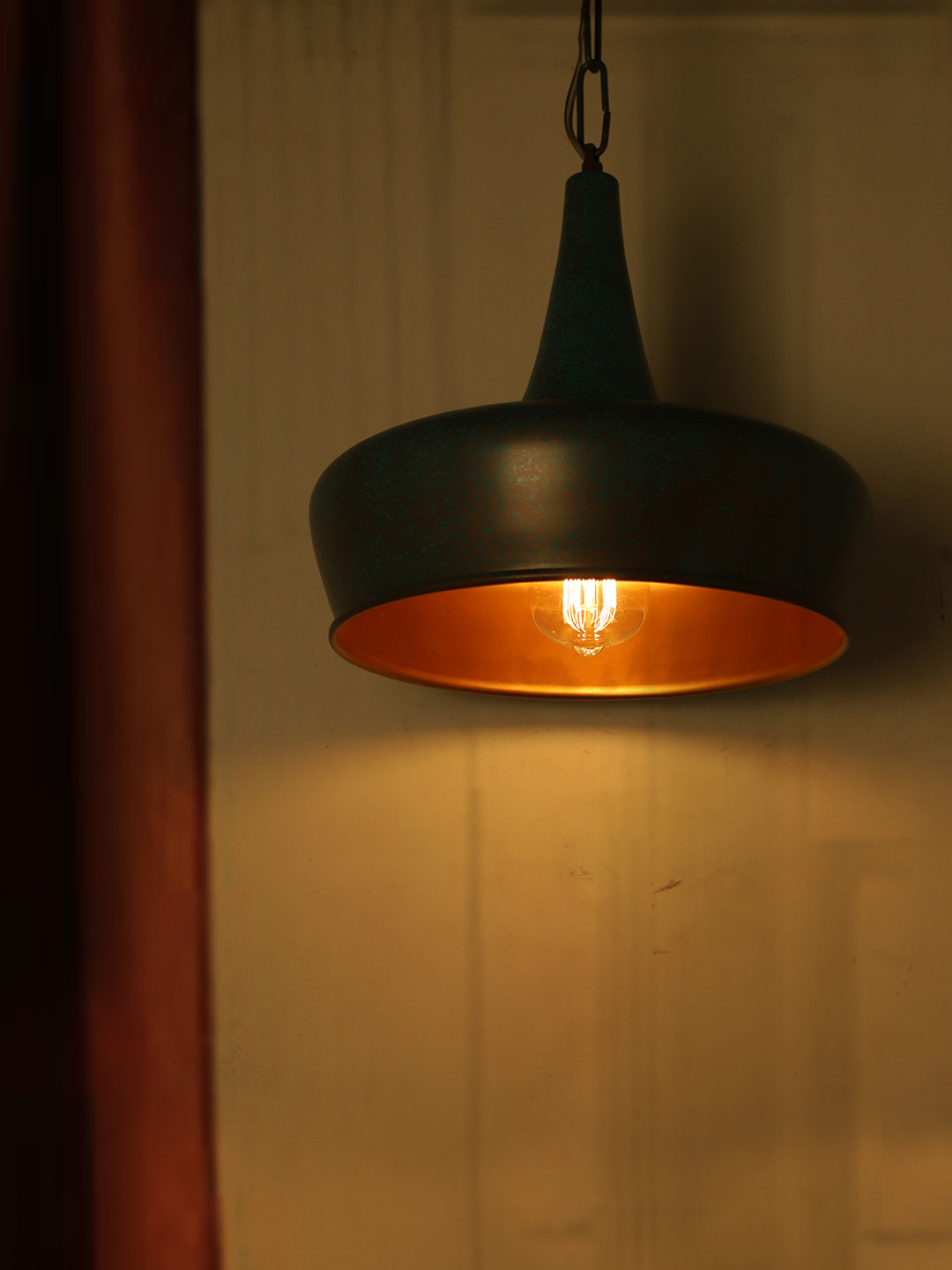 Patina Mild Steel 1-Light Pendant – 27.9 cm