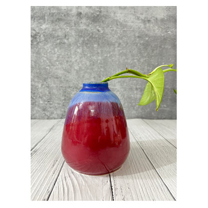 Sparkling Ruby - Ceramic Vase