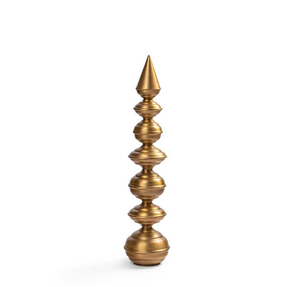 Temple Corner Brackets in Brass — Set of Three