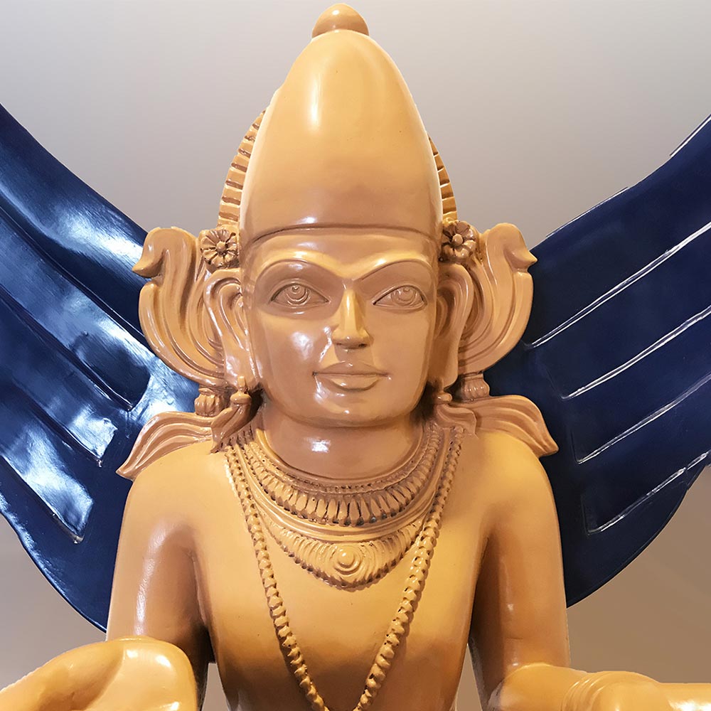 Large Handcrafted Garuda Sculpture FRP PU Divine Wall Art