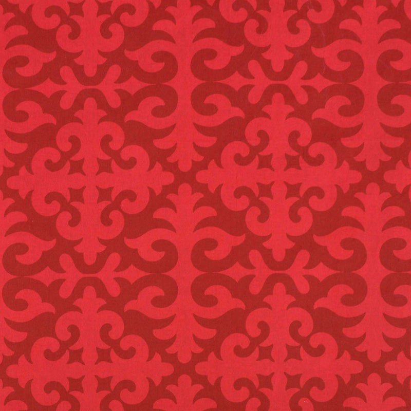 Christmas Red Shyrdak Moroccan Print Cotton Tablecloth – 4 & 6 Seater Sizes