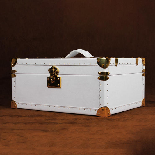 Pearl Haute Luxury Watch Trunk – Premium Vegan Leather Storage for Watches