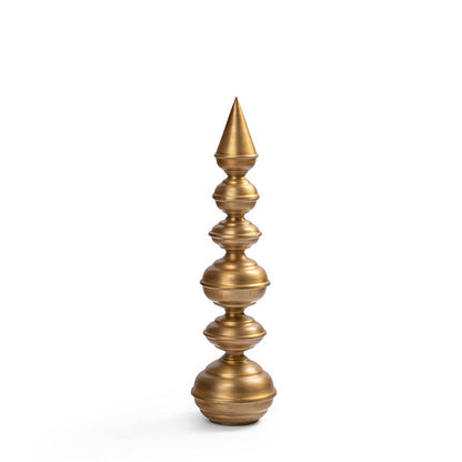 Temple Corner Brackets in Brass — Set of Three