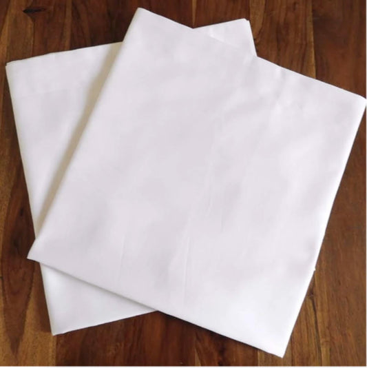 600TC White Premium Cotton Pillow Cases Soft Luxury Set