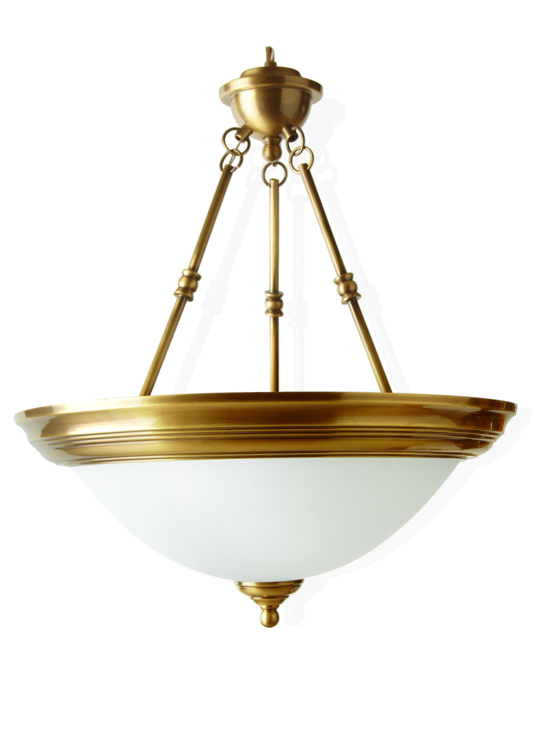 Brass Antique 3-Light Hanging Light – 45.7 cm