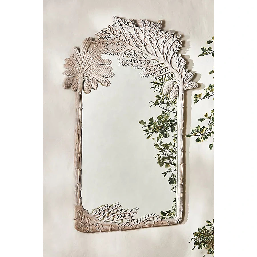 Nature wooden mirror
