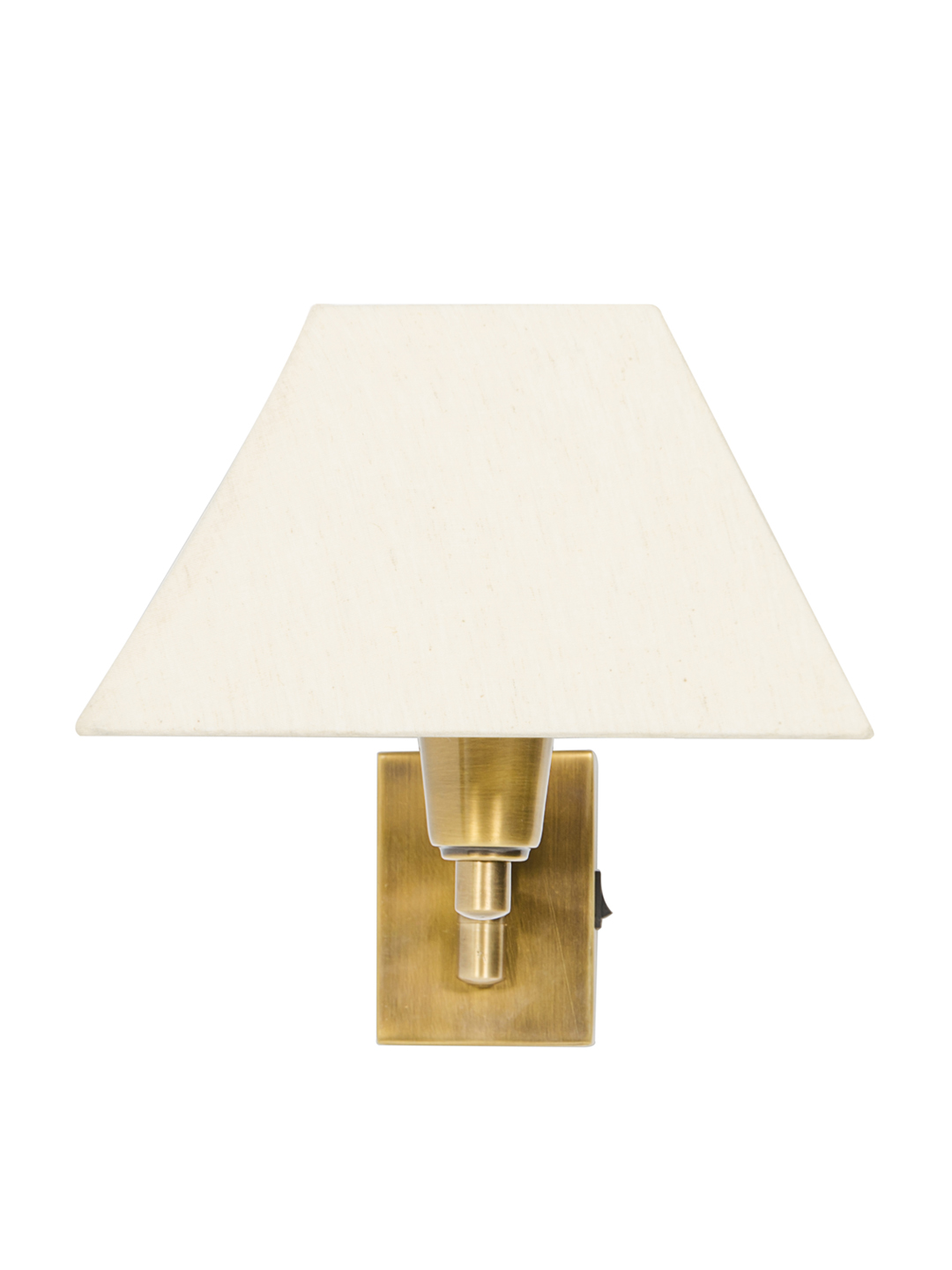 Brass Antique Fabric Brass 1-Light Wall Sconce – 27.9 cm