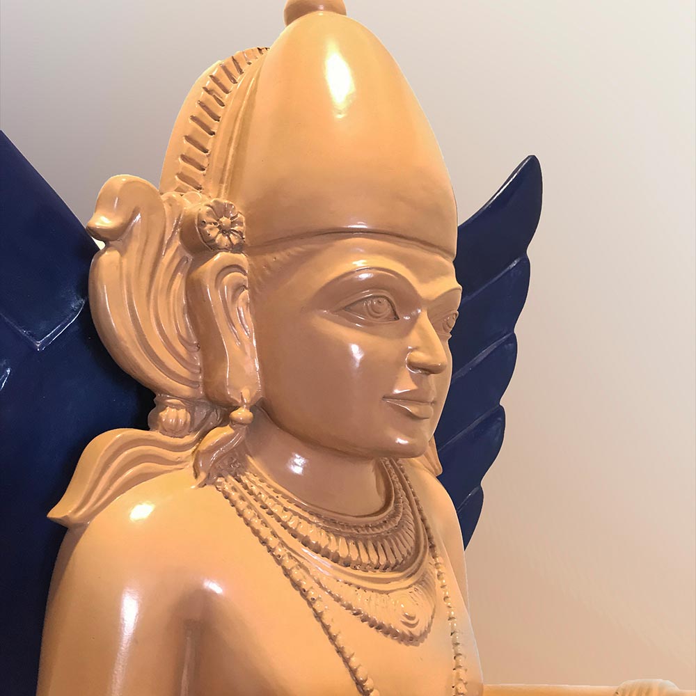 Large Handcrafted Garuda Sculpture FRP PU Divine Wall Art