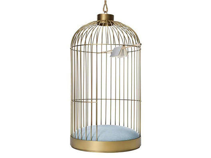 Elegant Metal Birdcage Swing Chair for Balcony & Living Room Decor
