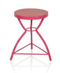 Modern Pink Iron Garden Stool: Durable, Versatile, Stylish Outdoor & Indoor Accent