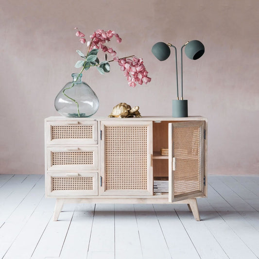 Handcrafted Solid Wood Corckery Sideboard