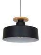Black Mild Steel 1-Light Pendant Light – 33 cm