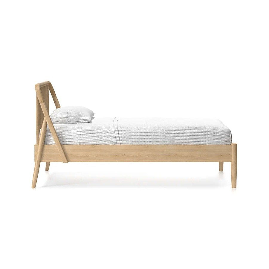 Bodie Premium Mango Wood Spindle Bed for Kids Natural Finish