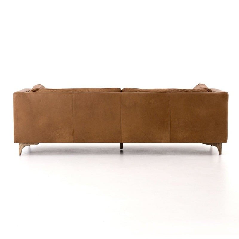 Brooklyn Premium Leather Sofa with Solid Wood & Iron Frame
