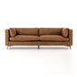 Brooklyn Premium Leather Sofa with Solid Wood & Iron Frame
