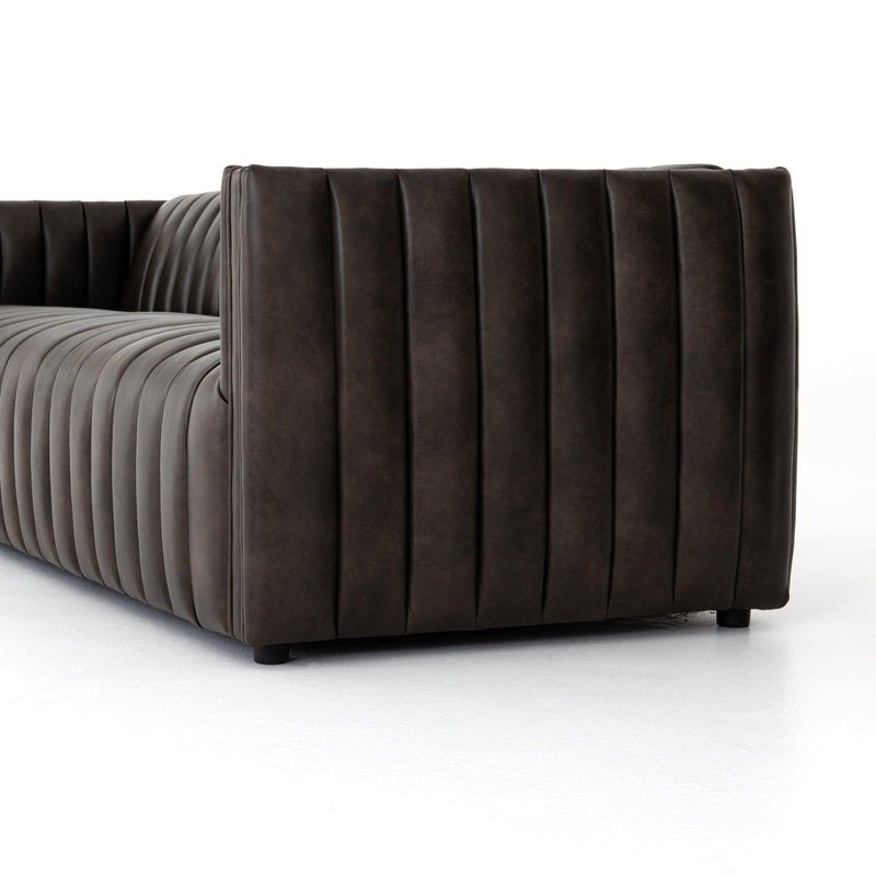 Addison Luxury Cushion Sofa with Premium Leather Finish