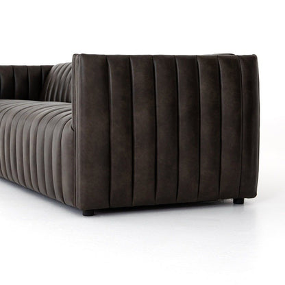 Addison Luxury Cushion Sofa with Premium Leather Finish