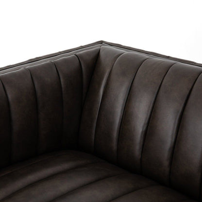 Addison Luxury Cushion Sofa with Premium Leather Finish