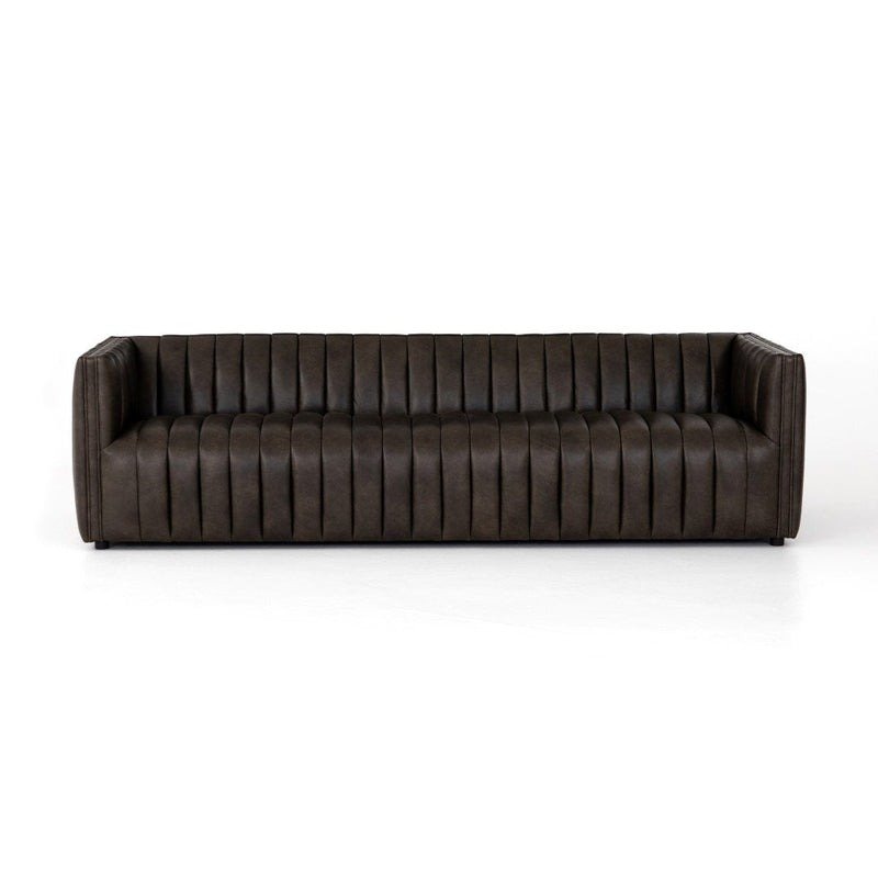 Addison Luxury Cushion Sofa with Premium Leather Finish