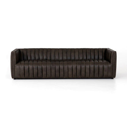 Addison Luxury Cushion Sofa with Premium Leather Finish