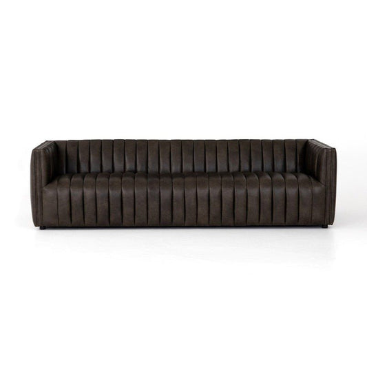 Addison Luxury Cushion Sofa with Premium Leather Finish
