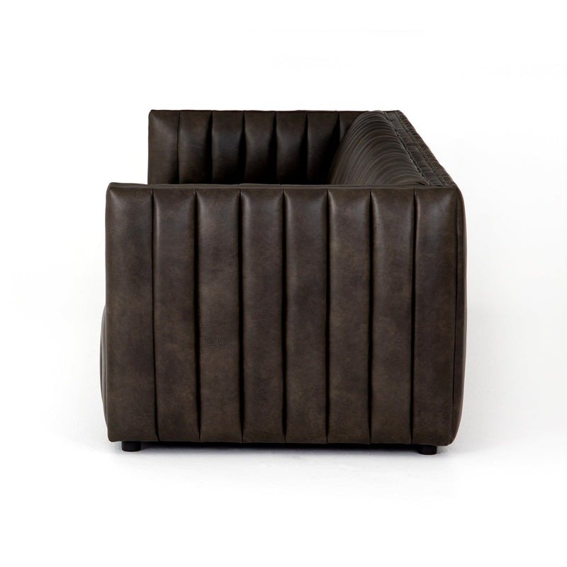 Addison Luxury Cushion Sofa with Premium Leather Finish