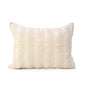 Beige Linen Cotton Quilted Pillow Cases | Stripe Pattern | Handmade | Multiple Sizes
