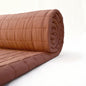 Clay Brown Cotton Quilt | Check Pattern | Handmade | Single, Queen & King