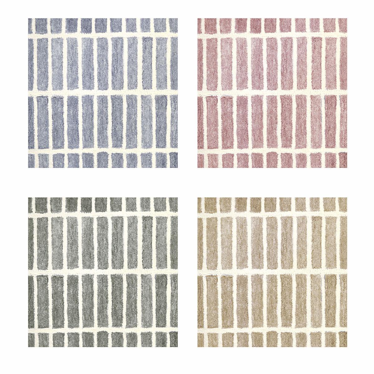 Trellis Hand-Tufted Carpet | Wool & Viscose Blend | Multiple Sizes & Colours