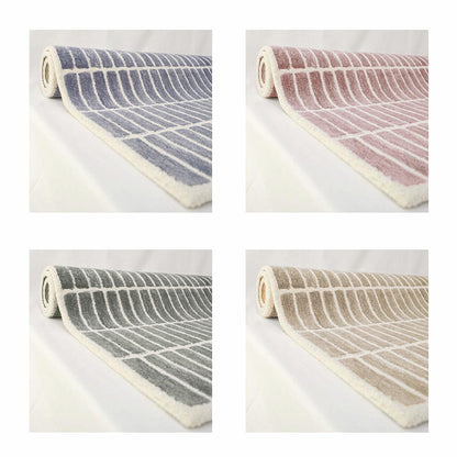 Premium Trellis Wool-Viscose Blend Carpet Elegant Handcrafted Rug