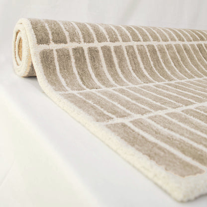 Trellis Hand-Tufted Carpet | Wool & Viscose Blend | Multiple Sizes & Colours