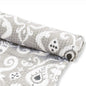 Grey Ikat Print Kantha Quilt | Stripe Pattern Quilting | Twin, Queen & King Sizes
