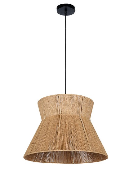 Natural Raffia 1-Light Pendant Light – 40.6 cm