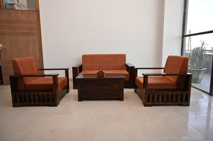 Dhana back covered sofa set