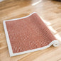 Modern Retro Rust Cotton Rug | Dot Print | 100% Cotton | Sizes Available
