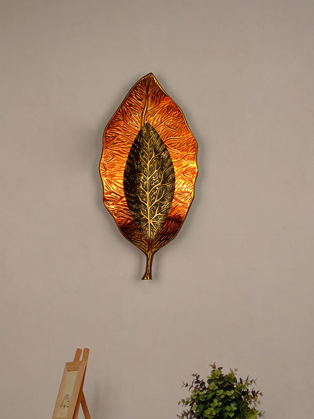 Brass Antique Aluminium 1-Light Wall Sconce – 44.5 cm