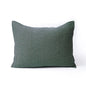 Olive Green Kantha Pillow Shams | Hand Quilted 4-Layer Muslin Gauze | Multiple Sizes