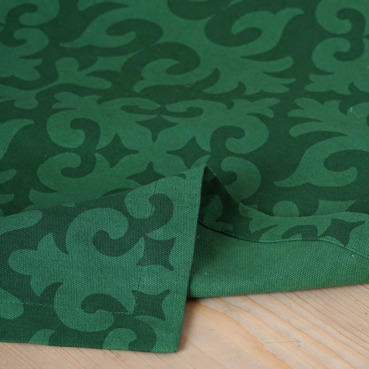Shyrdak Tropical Green Tablecloth | Moroccan Print | 100% Cotton | 2 Sizes