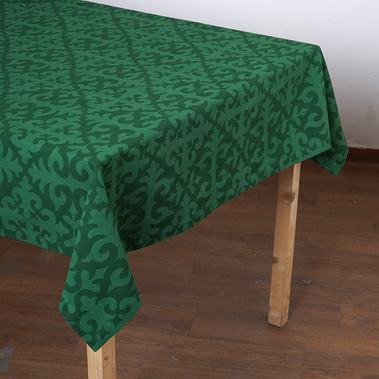 Tropical Green Moroccan Print 100% Cotton Table Cloth