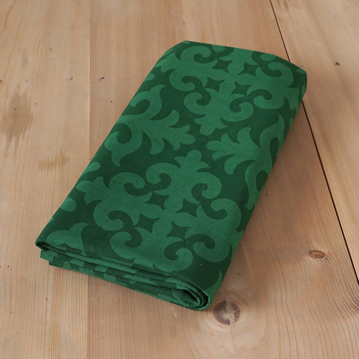 Shyrdak Tropical Green Tablecloth | Moroccan Print | 100% Cotton | 2 Sizes