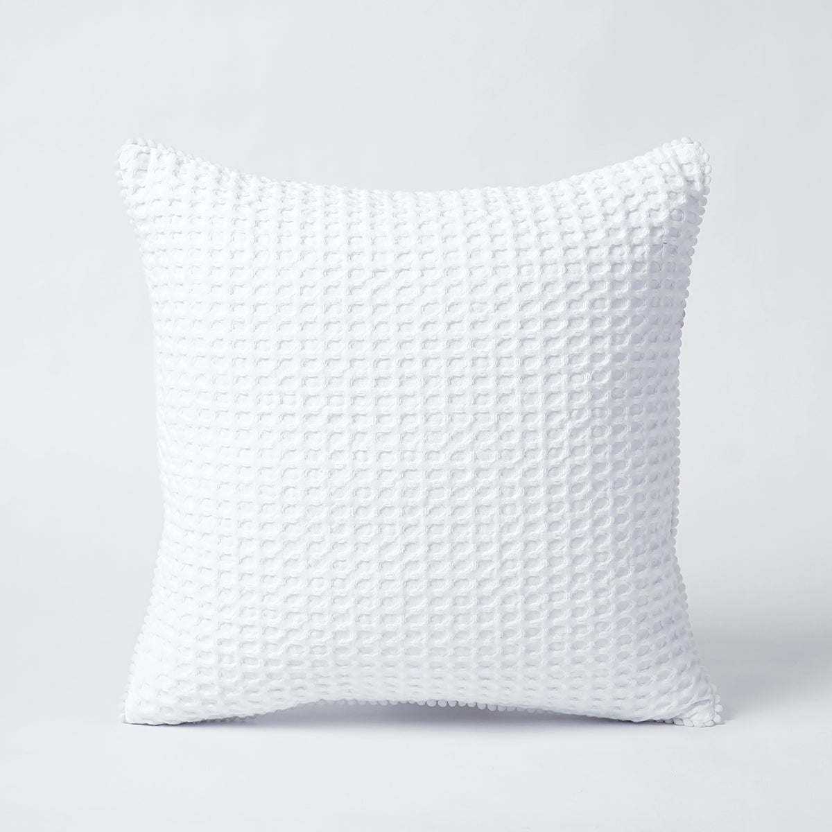 White Waffle Cotton Cushion Covers & Pillow Cases | Multiple Sizes