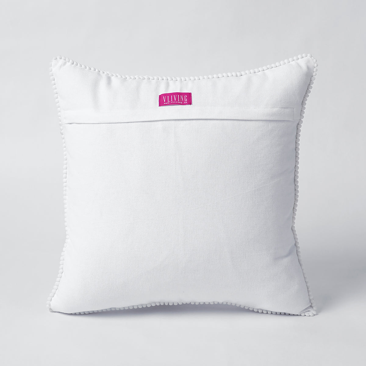 Natural White Waffle Cotton Pillow and Cushion Cover Set