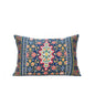 Persian Floral Cushion Cover in Jewel Tones | 14x21 Inch | Cotton Satin – II