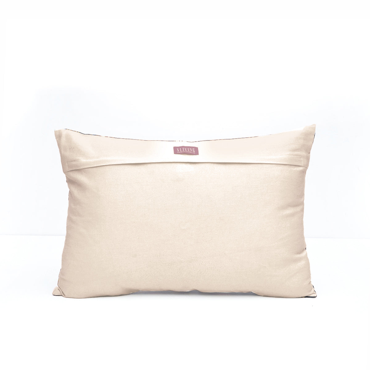 Persian Floral Cushion Cover in Jewel Tones | 14x21 Inch | Cotton Satin – II